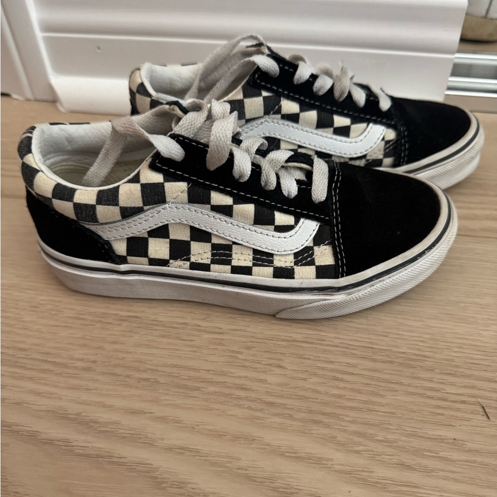 Vans Blk/White checkered old school vans